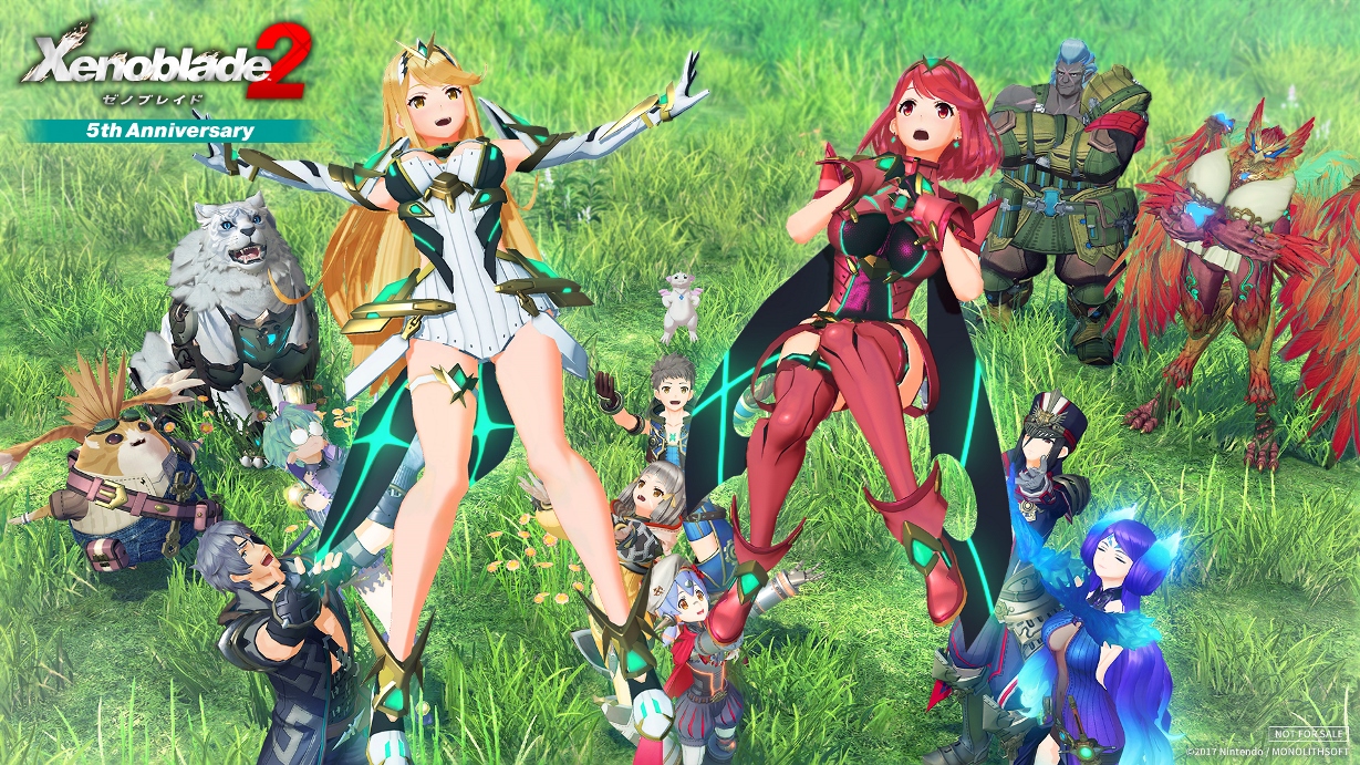 Monolith Soft Shares Wallpapers For Xenoblade Chronicles 2s Fifth Anniversary Flipboard