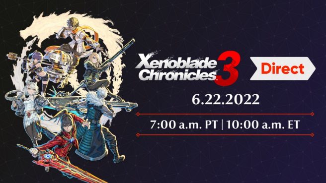 Xenoblade Chronicles 3 Nintendo Direct live stream