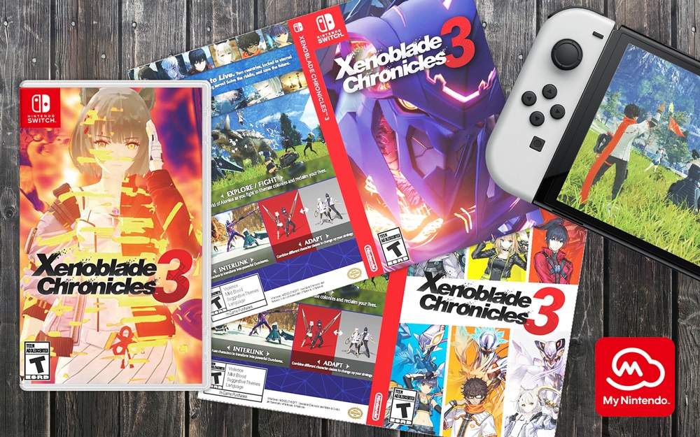 My Nintendo adds Xenoblade Chronicles 3 boxart covers, wallpapers