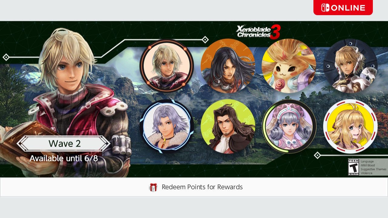 Xenoblade Series Icons Added To Nintendo Switch Online