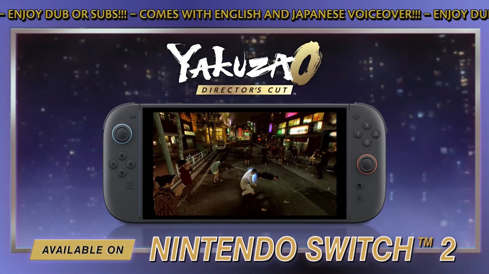 Yakuza 0 Director’s Cut Unveiled for Nintendo Switch 2: New Features, Red Light Raid Mode, and Release Details