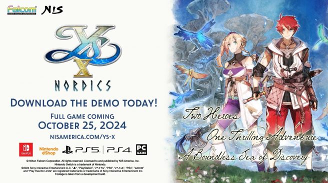 Ys X demo