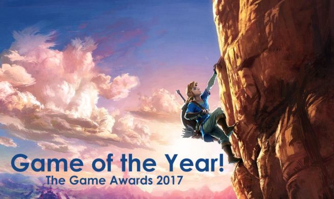 Zelda Breath of the Wild Game of the Year