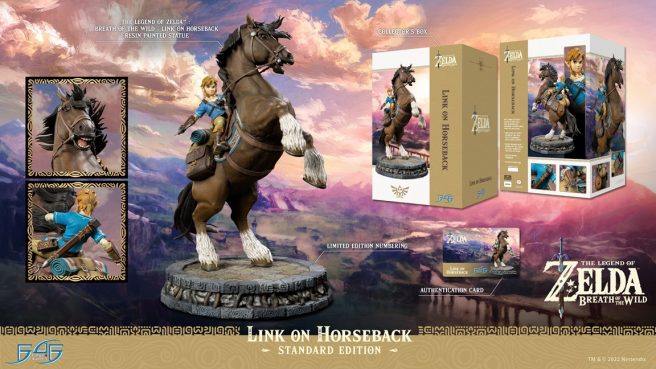 Zelda: Breath of the Wild - Link on Horseback statue