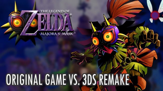 Zelda Majora's Mask N64 vs 3DS