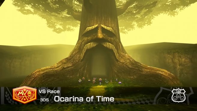 Zelda Ocarina of Time Mario Kart 8 fan track