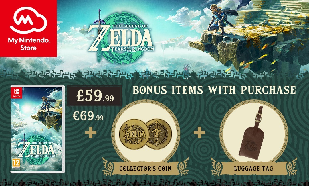 Bonus de précommande Zelda Tears of The Kingdom