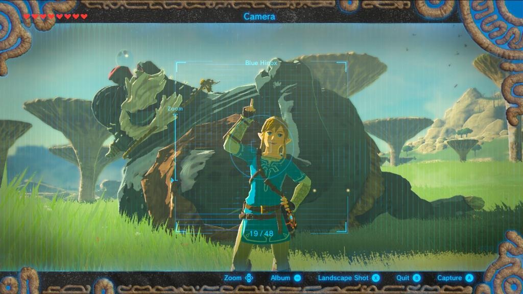 Breath Of The Wild Screenshot Shows Link Posing For The Camera Nintendo Everything