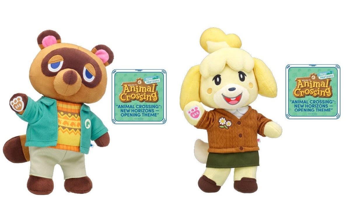 Build-A-Bear now offering winter versions for Animal Crossing: New Horizons  Tom Nook and Isabelle plushies