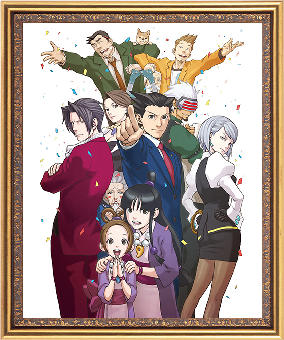 Ace Attorney artists create special images for the series' 15th