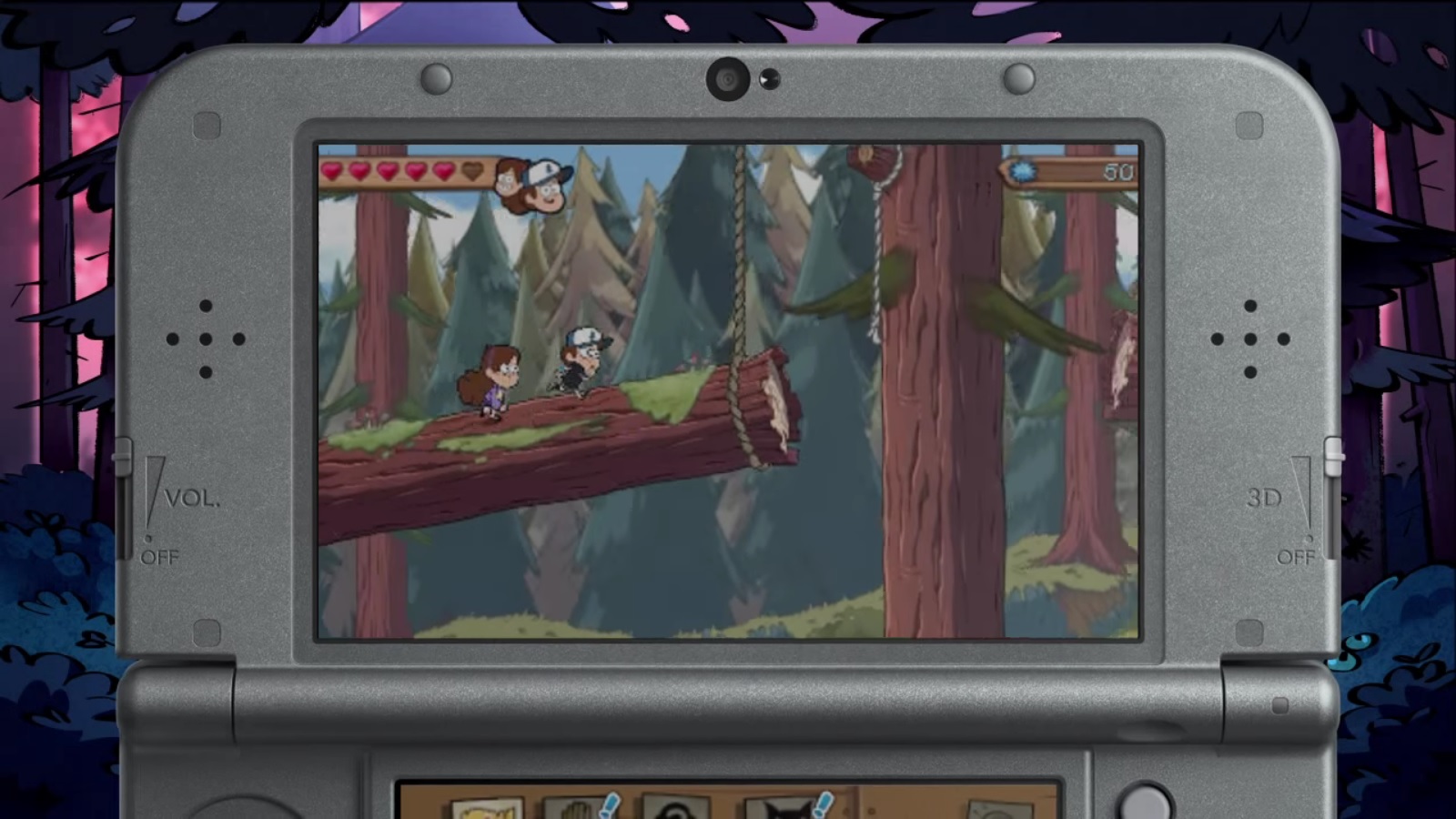 nintendo 3ds gravity falls