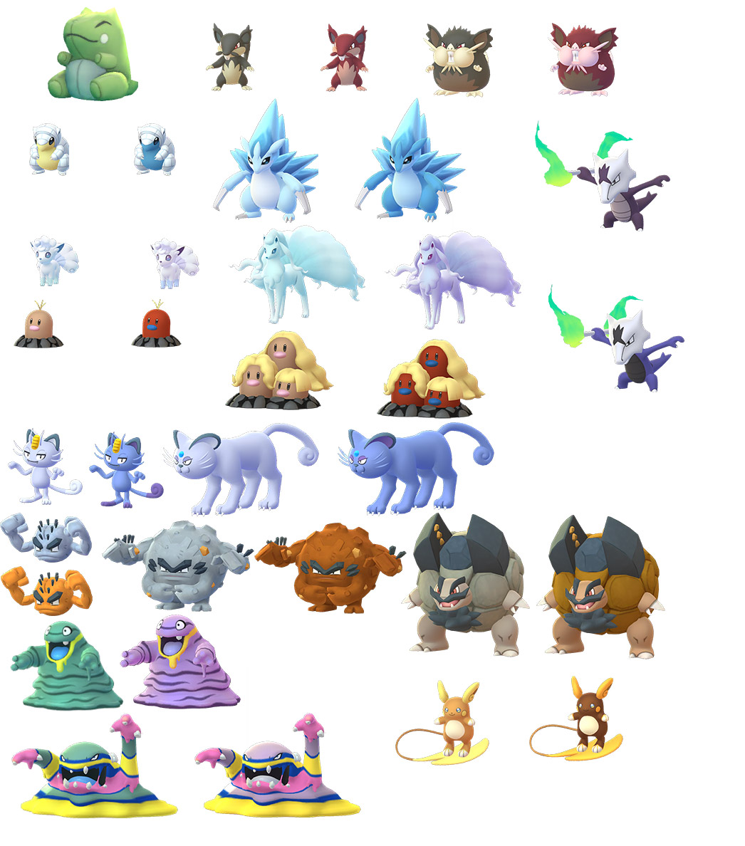 Pokemon GO datamine: images for Alolan Forms, player reputation, more