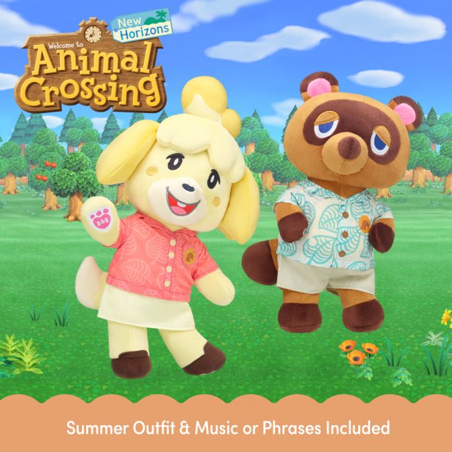 animal crossing plush build a bear