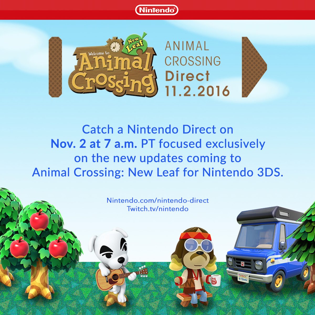 Tomorrow's Animal Crossing Direct also confirmed for North America