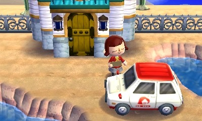 Get a compact car in Animal Crossing Happy Home Designer for