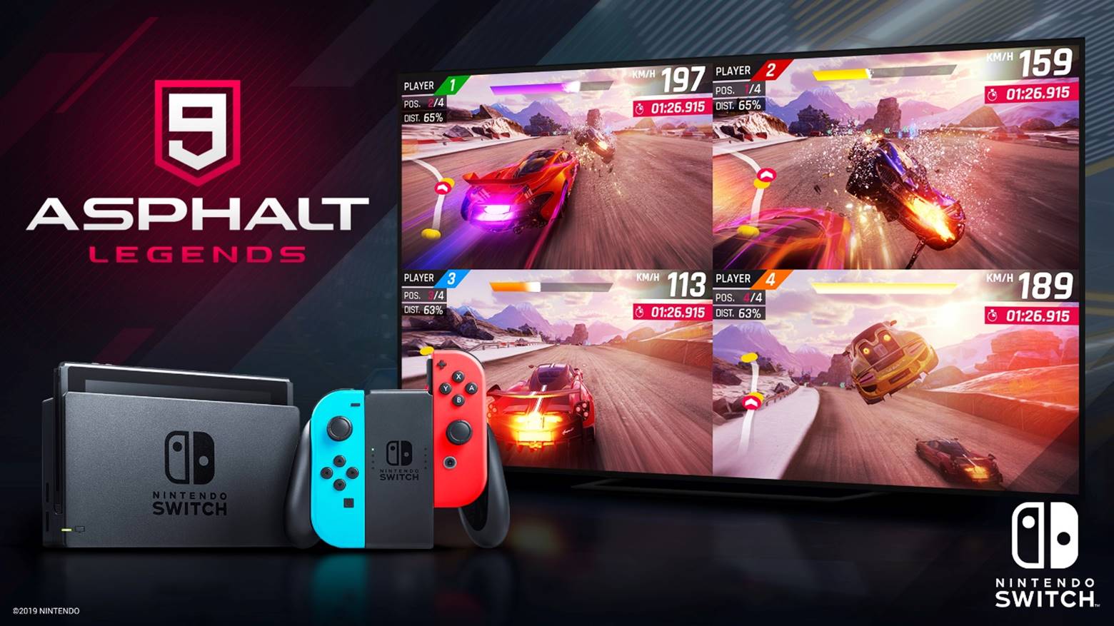 asphalt 9 legends split screen