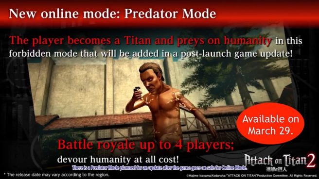 Attack on Titan 2 - Predator Mode