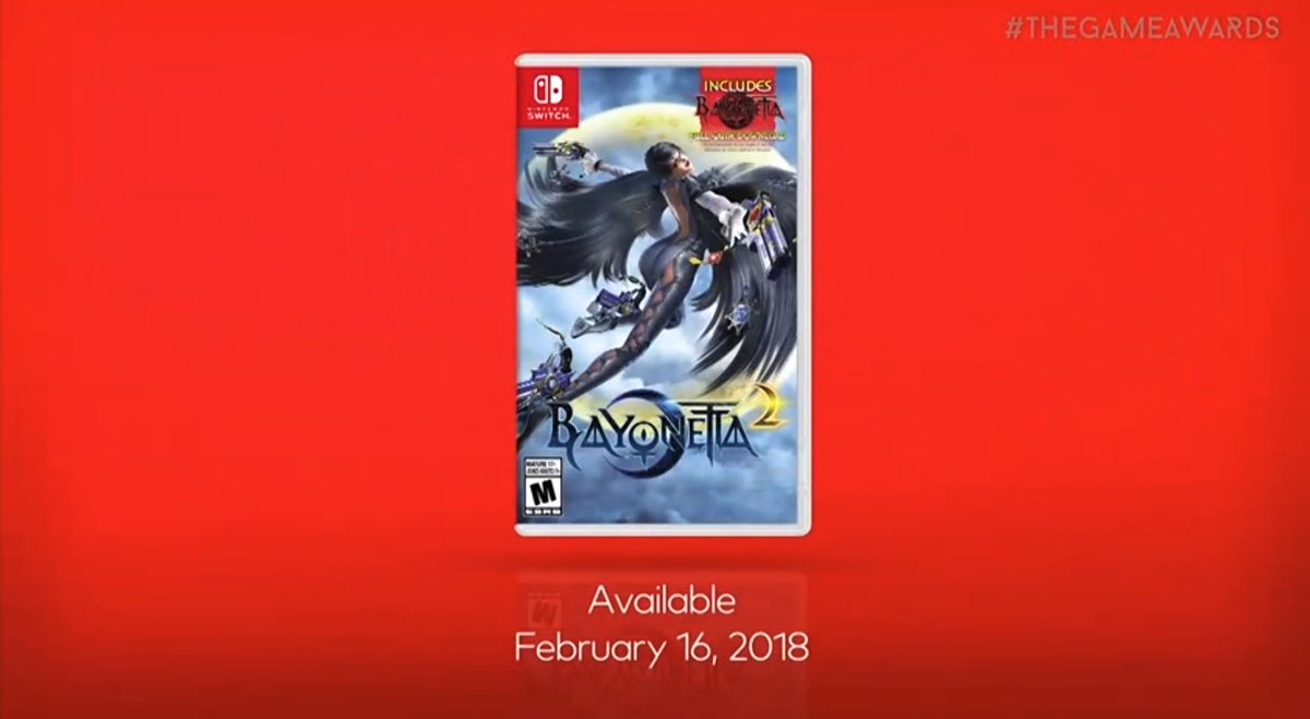 Bayonetta 2 for Switch tentative file size