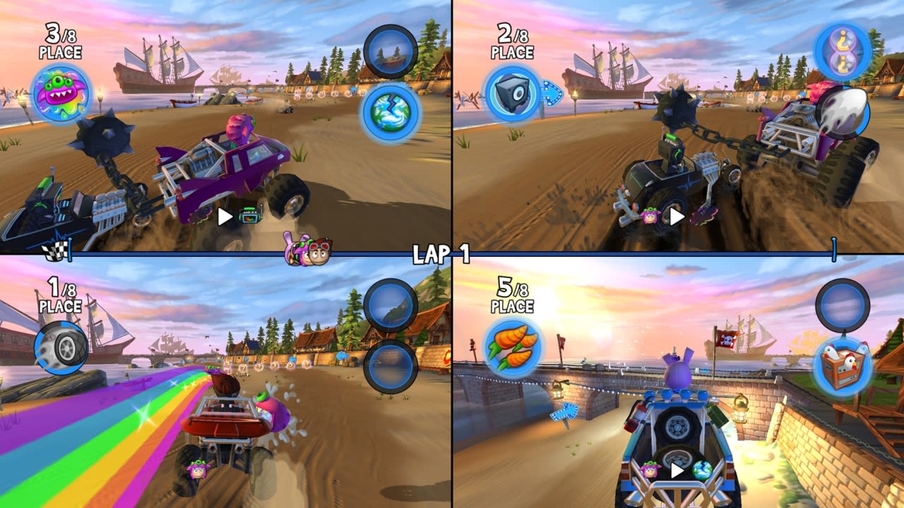 beach buggy racing nsp switch game