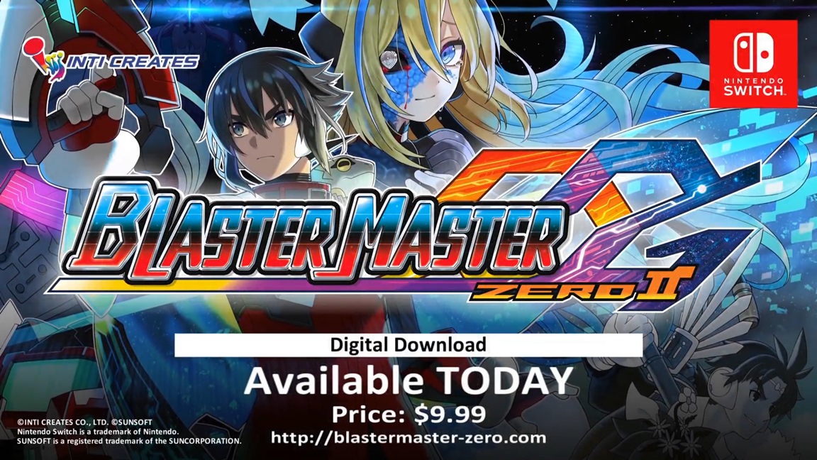 Inti Creates announces Blaster Master Zero 2 for Switch ...