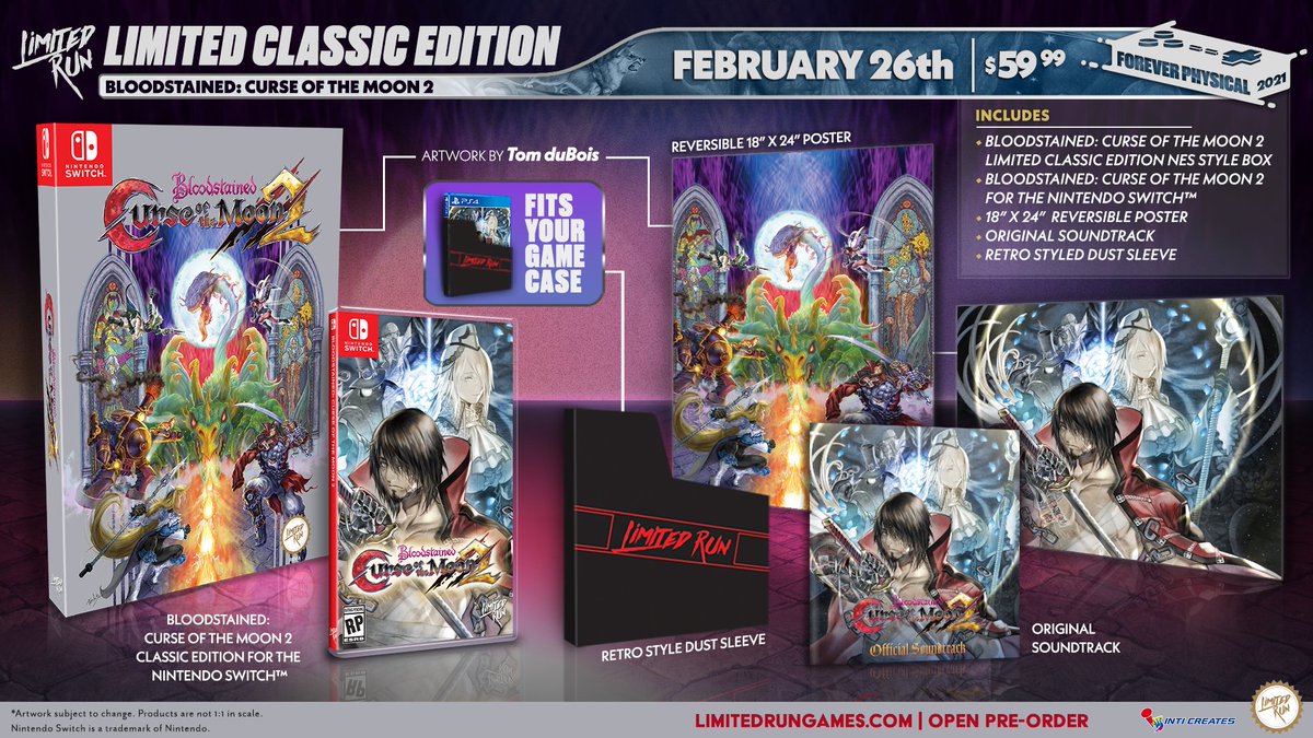 Bloodstained: Curse of the Moon 2 Classic Edition revealed