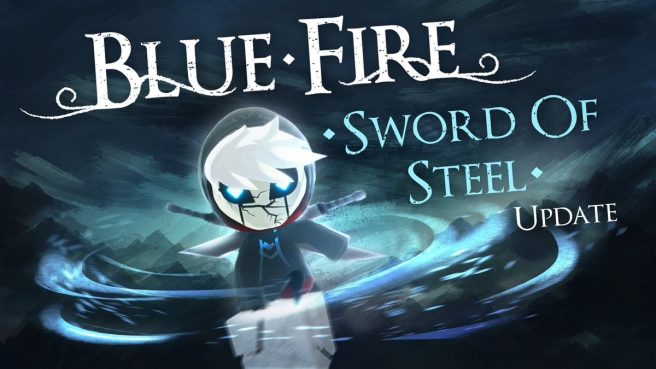 Blue Fire Sword of Steel