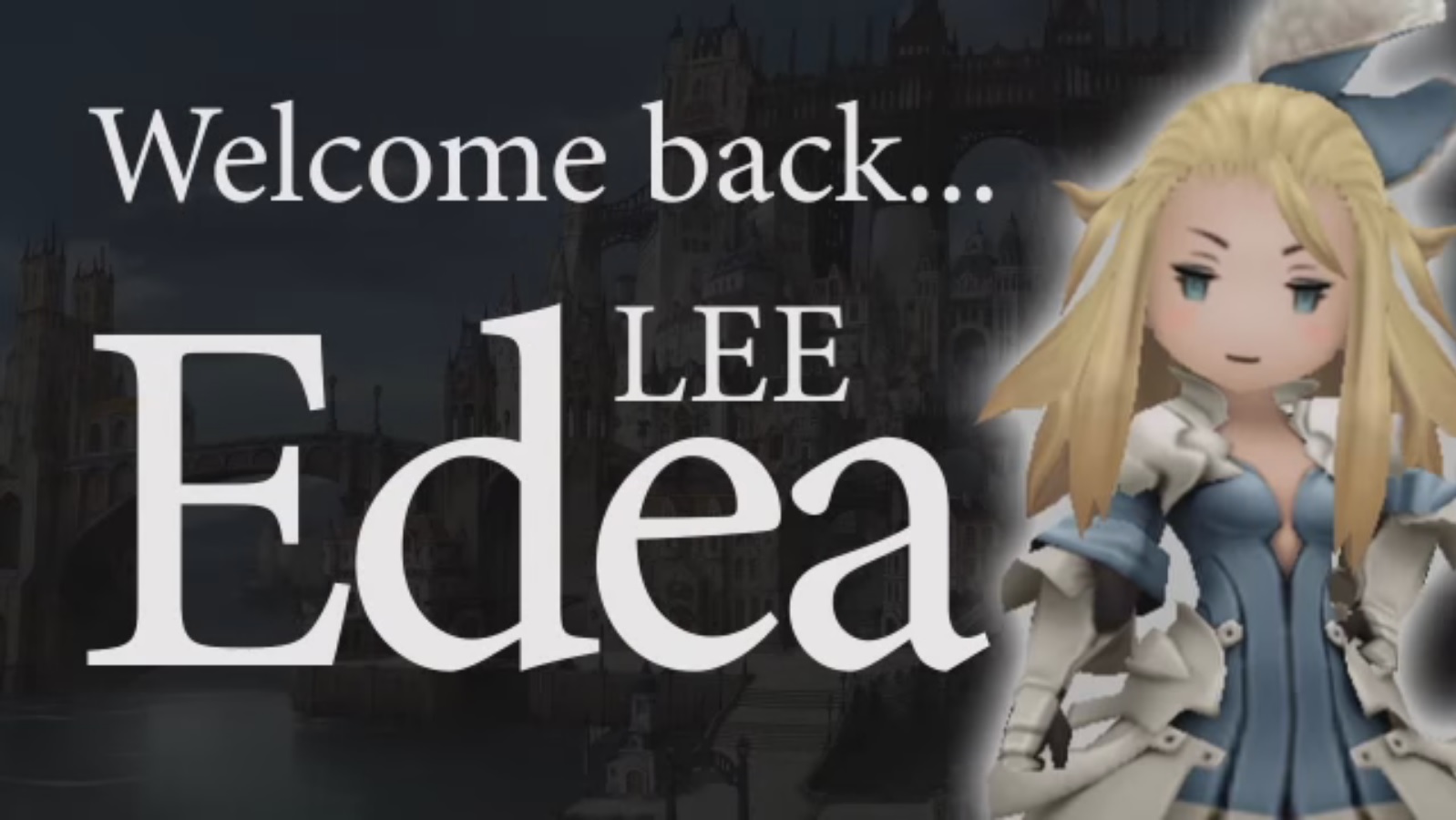 Bravely Second Welcome Back Edea Lee trailer