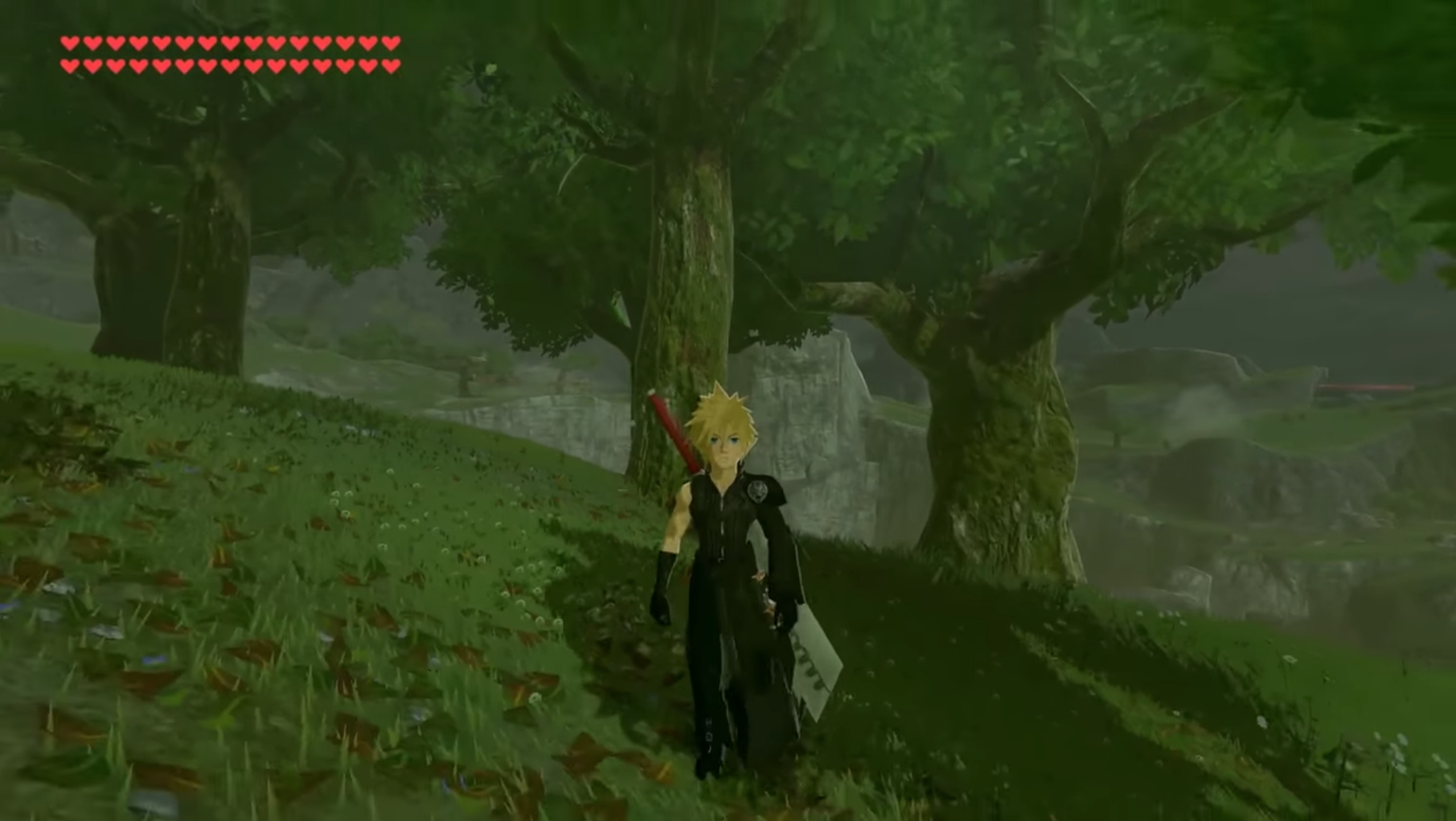 Zelda Breath Of The Wild Mod Adds Playable Cloud Strife Nintendo Everything