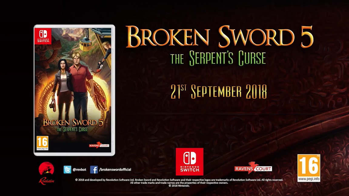 Broken Sword 5: The Serpents Curse for PlayStation 4