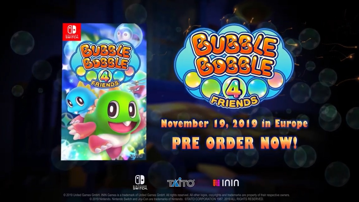 Bubble Bobble 4 Friends Nintendo Switch Gameplay
