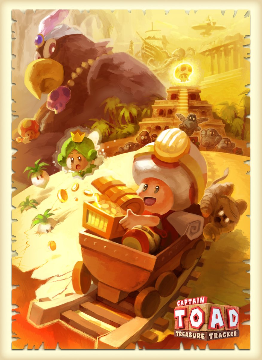 Toad Mario Toads Adventure Switch Captain Toad: Treasure Tracker