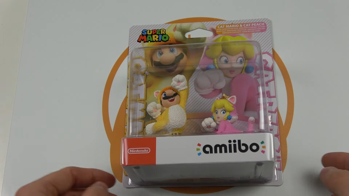 amiibo cat mario & cat peach double pack