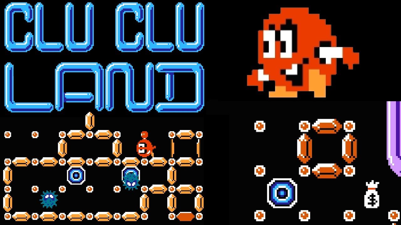 clu clu land arcade