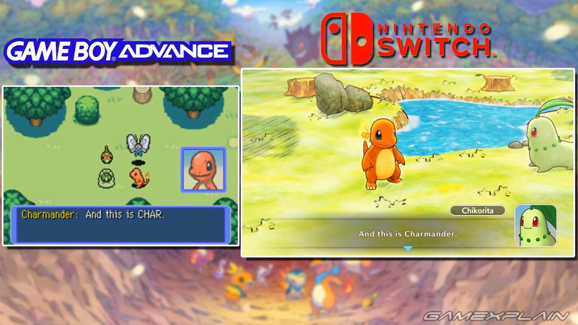 Video: Pokemon Mystery Dungeon: Blue/Red Rescue Team vs. Pokemon Mystery  Dungeon: Rescue Team DX comparison