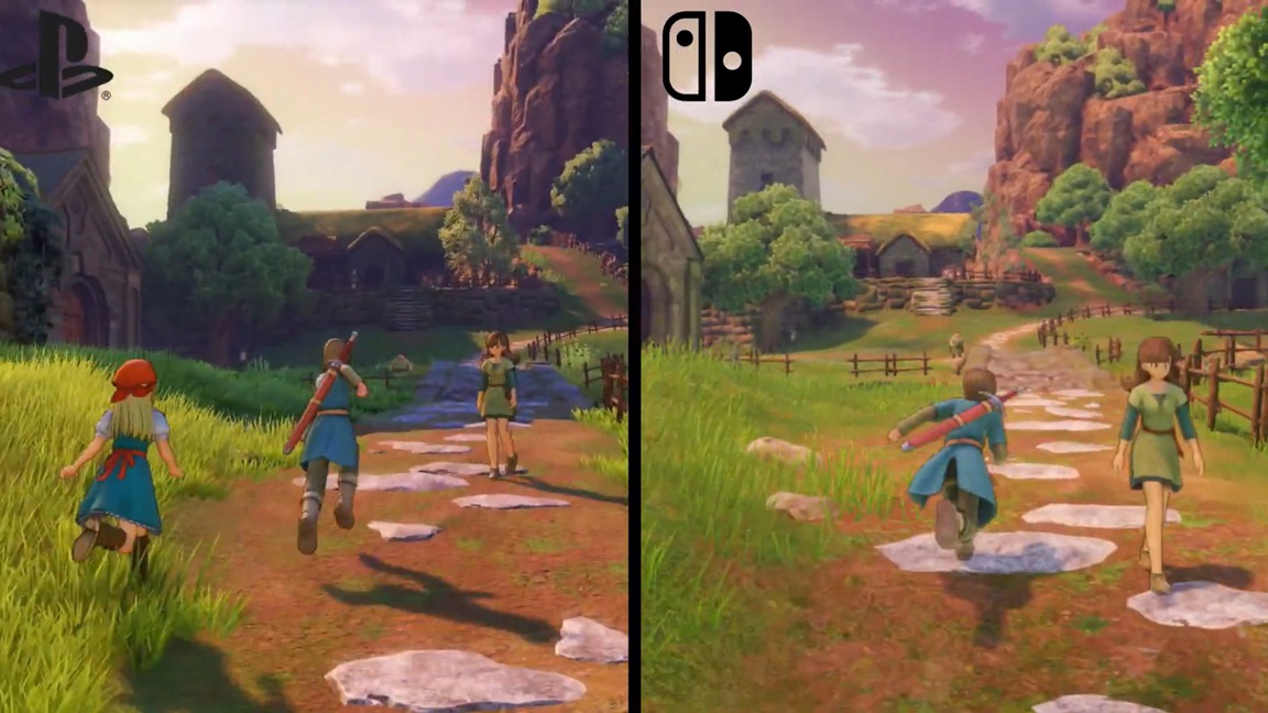 Video Dragon Quest Xi Switch Vs Ps4 Comparison Nintendo Everything