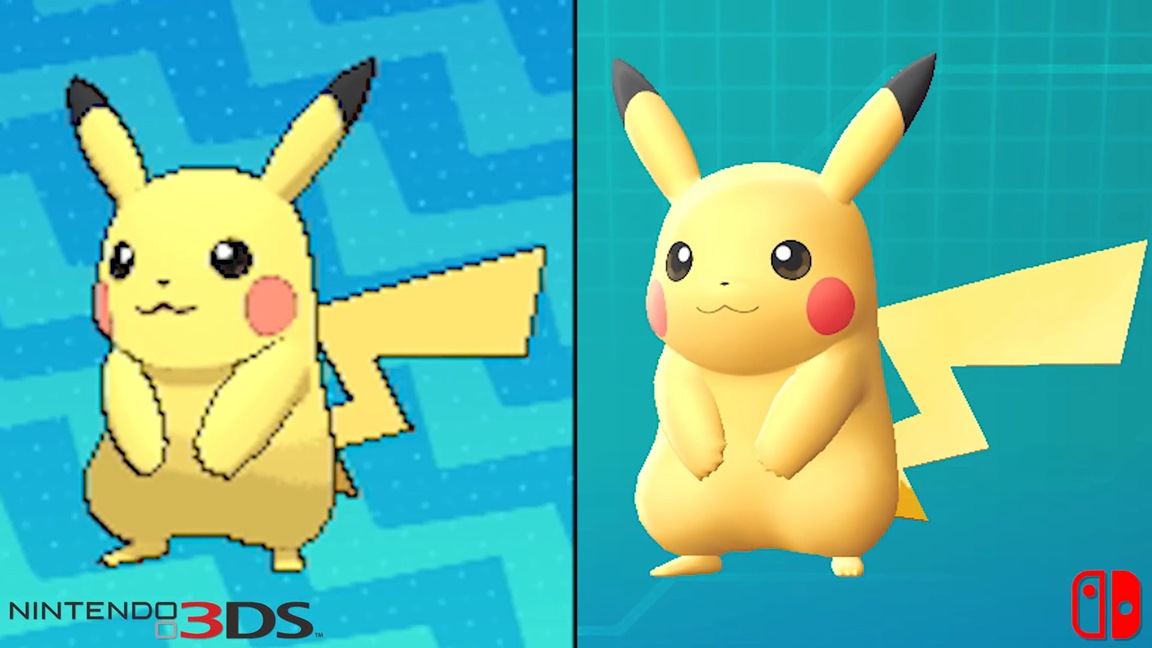 Pokemon Let s Go Pikachu Eevee tech analysis and comparisons