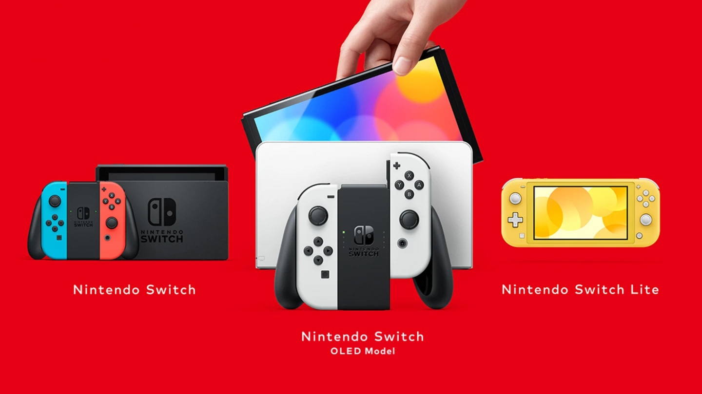 Switch OLED vs. Switch vs. Switch Lite comparison