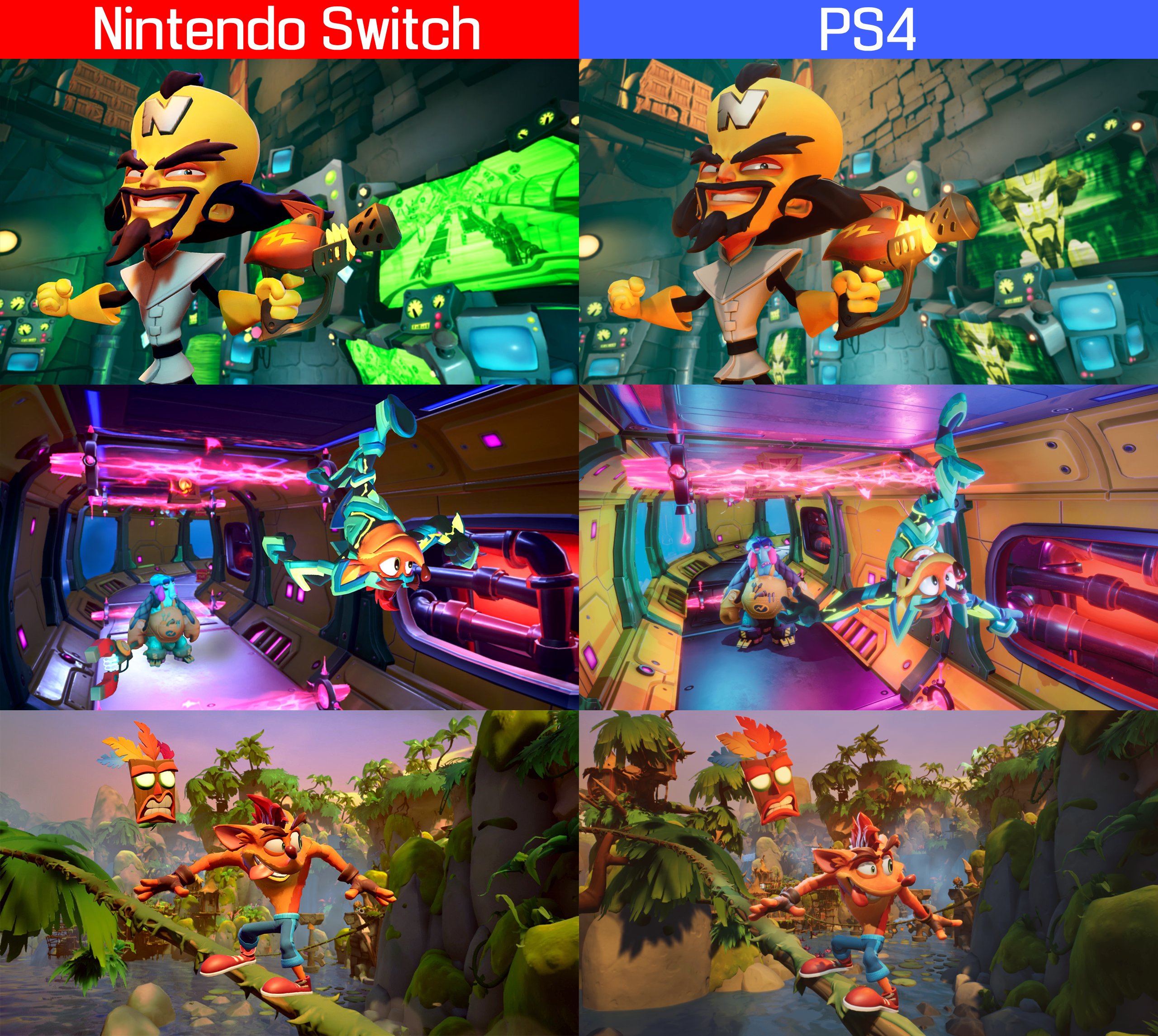 Crash Bandicoot 4 Switch port seems to have reworked models and assets  instead of just decreasing the resolution