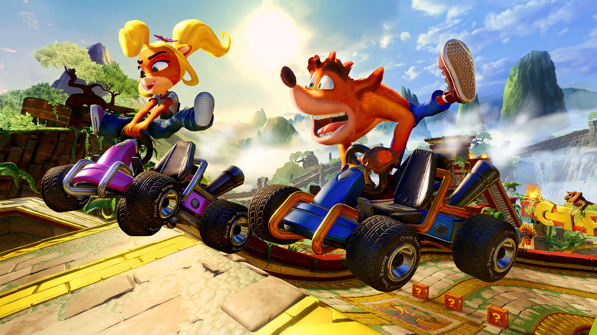 Crash bandicoot best sale racing wii