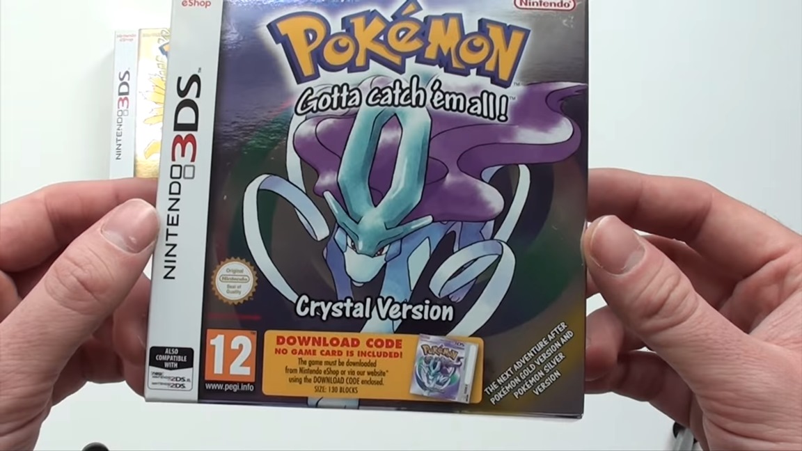 pokemon crystal 3ds free code