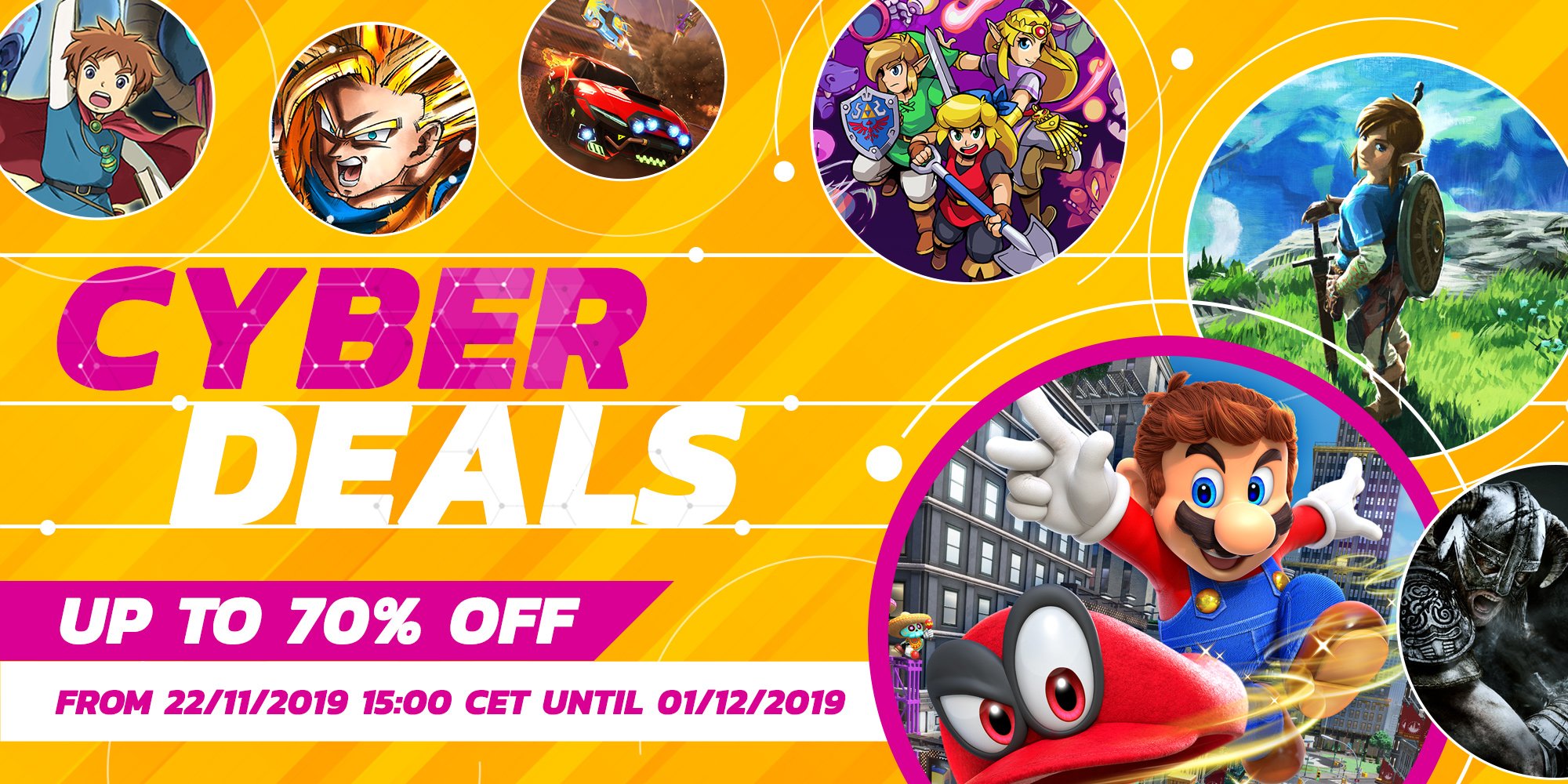 cyber monday super mario odyssey