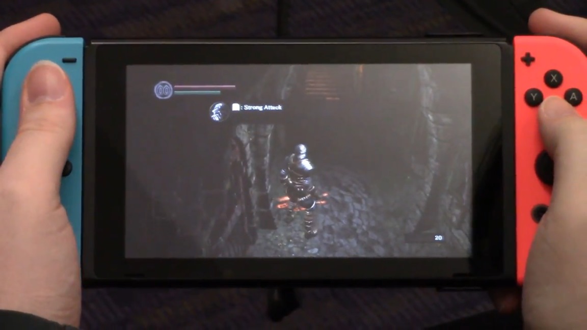 20 minutes of Dark Souls: Switch footage