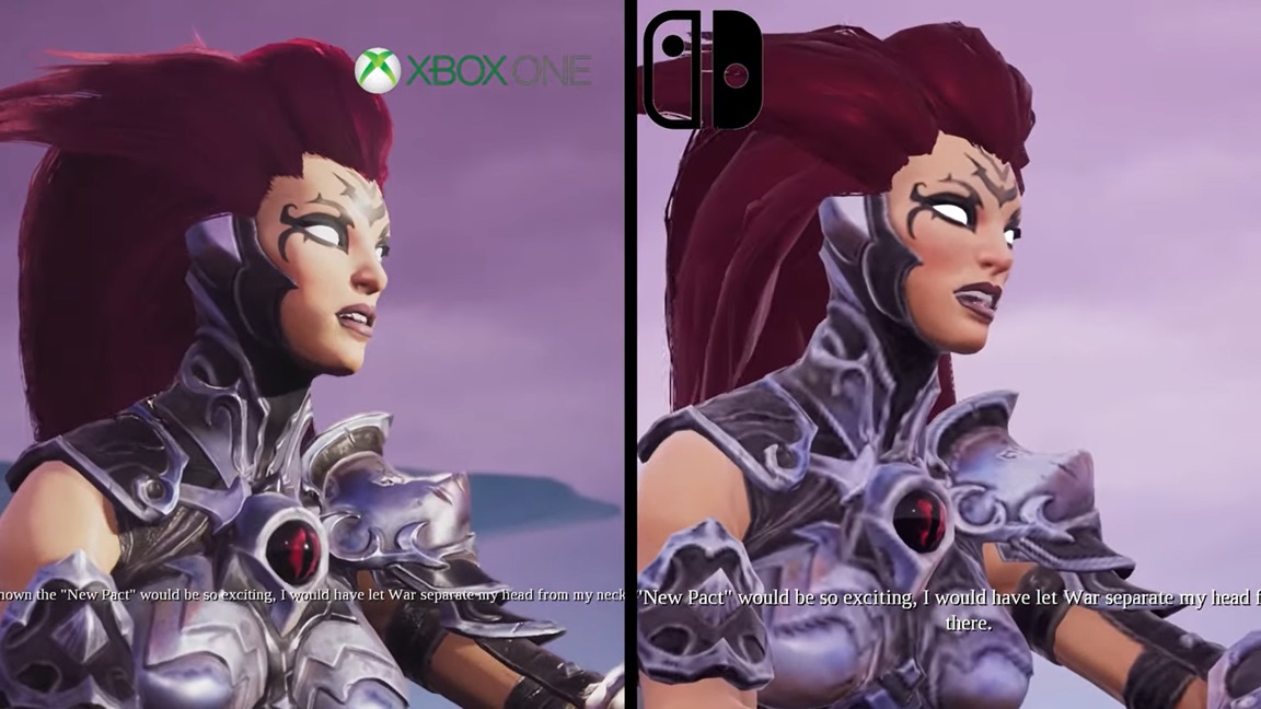 Video Darksiders Iii Switch Vs Xbox One Graphics Comparison