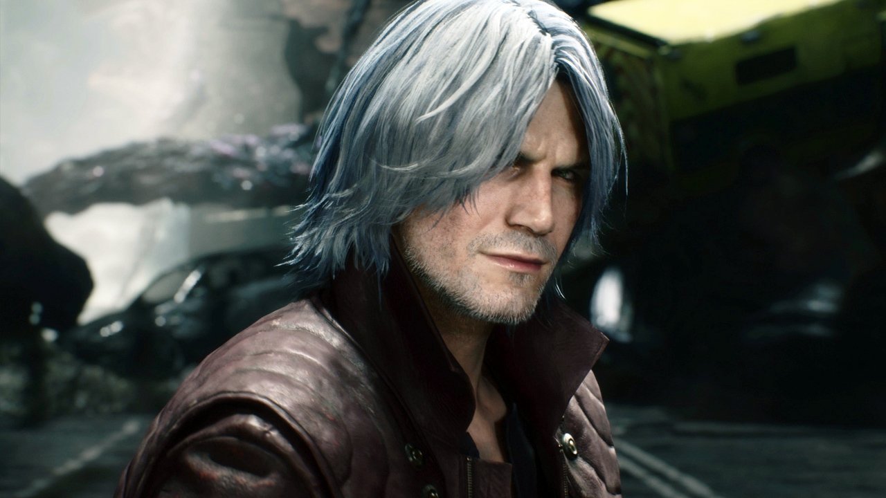 In DmC: Devil May Cry (2013) Dante is not shown with his iconic