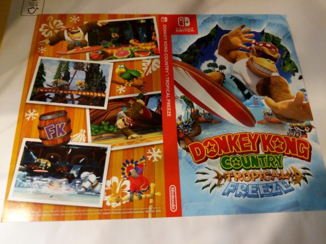 Donkey Kong Country: Tropical Freeze - reversible cover