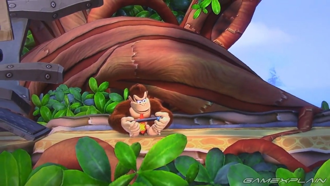 Video: Updated idle animation in Donkey Kong Country: Tropical Freeze has D...