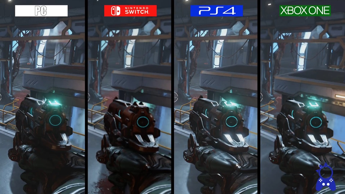 Doom Switch Vs Pc Ps4 Xbox One Video Comparison Nintendo Everything