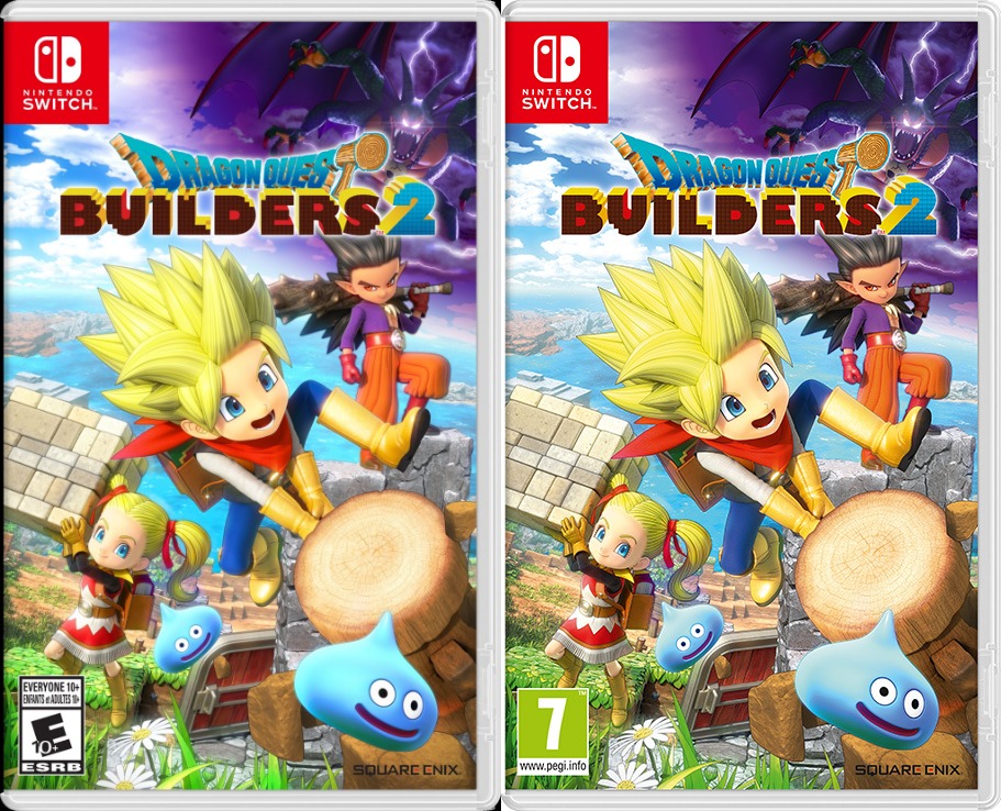 North American / European Dragon Quest Builders 2 boxart