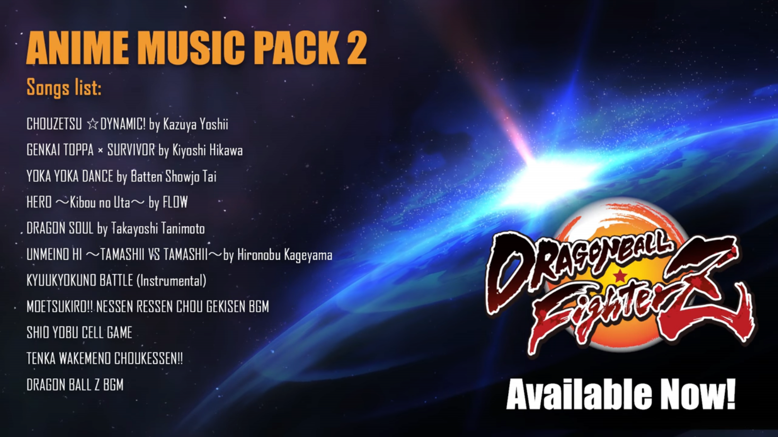 DRAGON BALL XENOVERSE 2 - DLC Listing