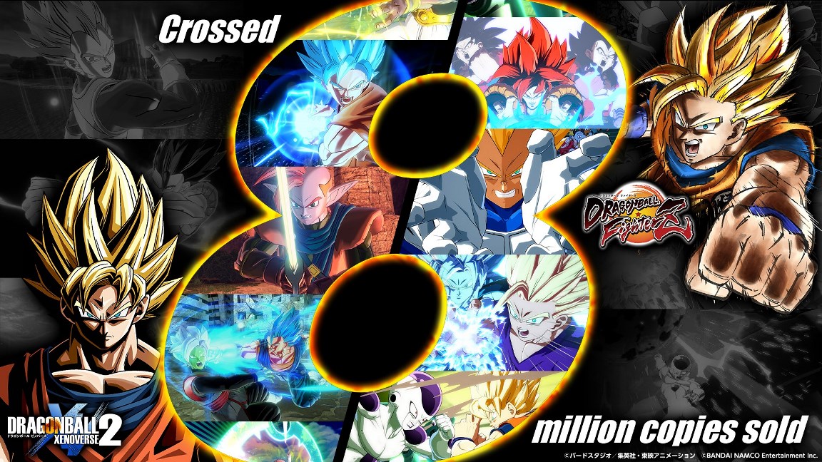 Dragon Ball Xenoverse 2 and Dragon Ball FighterZ sales milestone